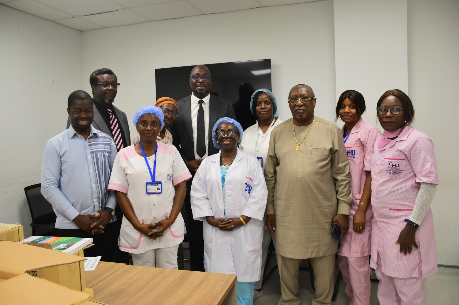 Le Programme National de Nutrition dote le Pôle Mère-Enfant du CHU en équipements et matériels informatiques